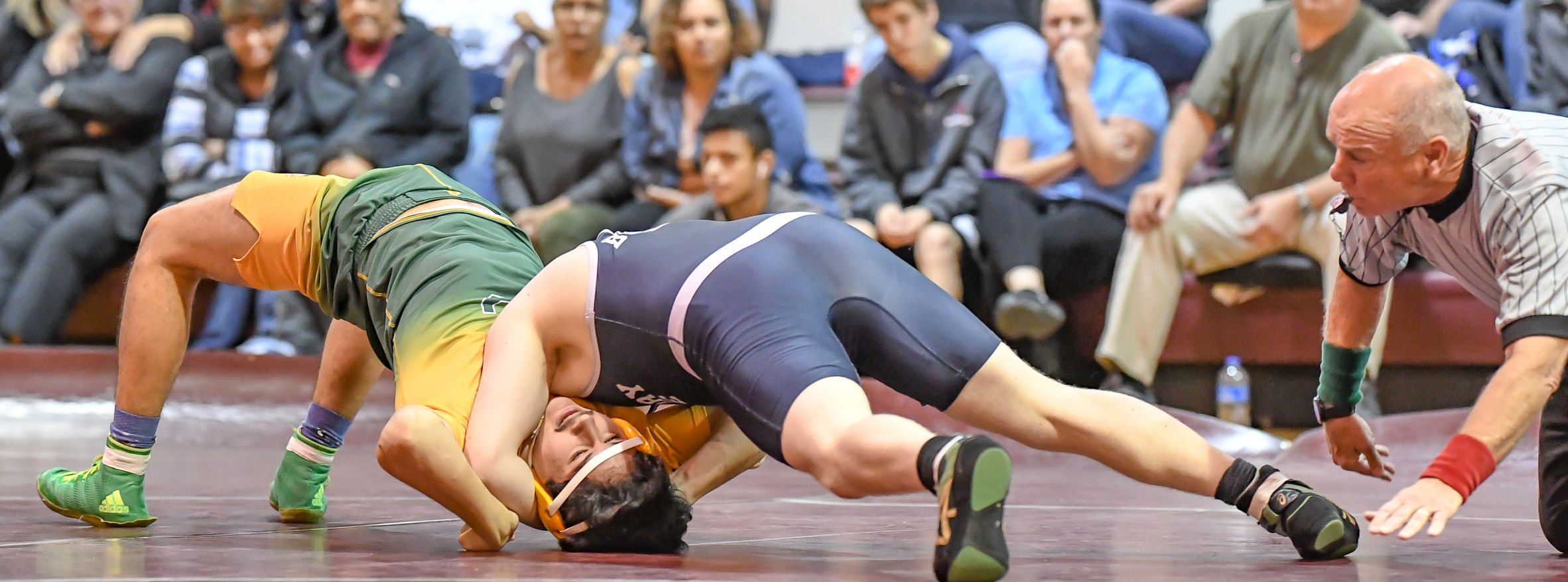 Wednesday night high school wrestling action